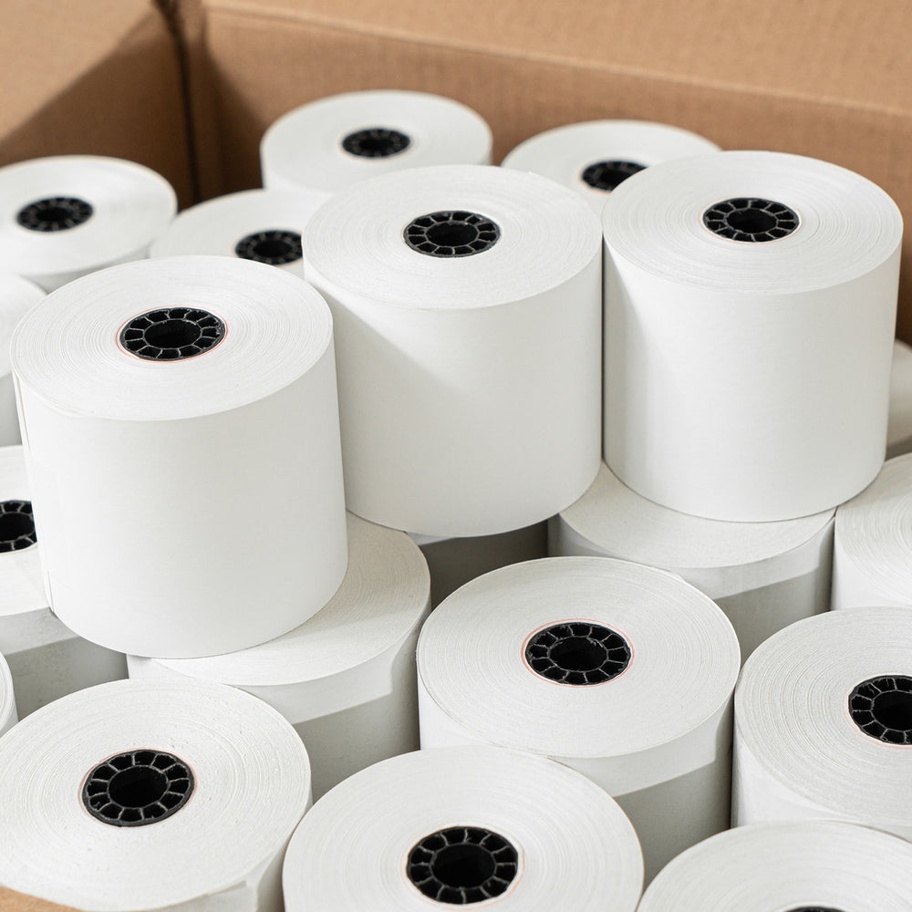 3.125" Thermal Receipt Paper Rolls (80mm) POS Printer Paper