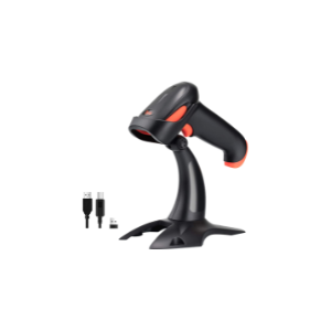 Tera Pro Fully Upgraded Wireless 2D QR Barcode Scanner with Stand