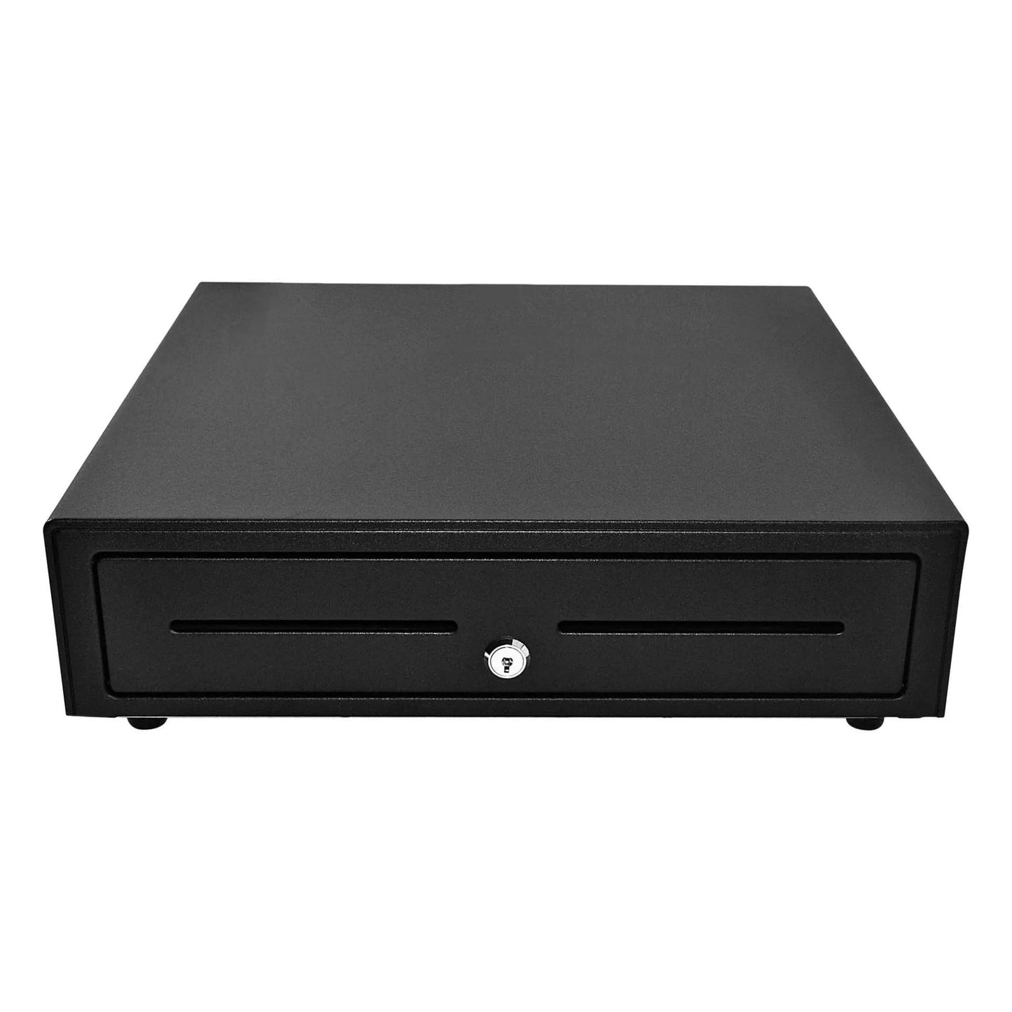 Star Micronics Cash Drawer, Black 16Wx16D, Printer Driven, 5Bill-5Coin, 2 Media Slots, Cable Included