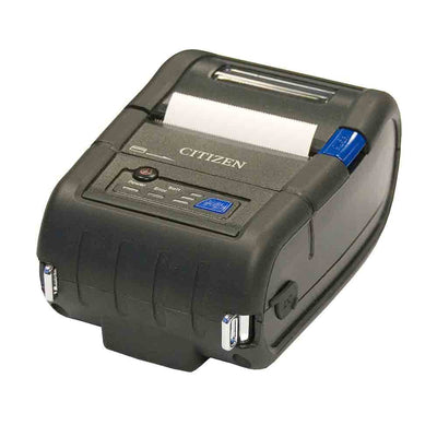 Citizen, Mobile Label Printer, CMP-30II, Serial, USB, Standard and IOS Bluetooth, ESC, POS, CPCL, Black