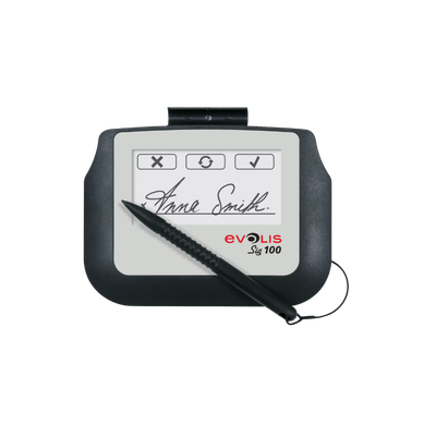 Evolis, Signature Pad, Monochrom, 4" LCD with Backlight, USB