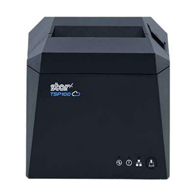 Star Micronics, TSP143IV, Thermal Receipt Printer, Wifi, Bluetooth, USB-C, Ethernet (Lan), Cloudprnt, Ethernet And USB Cable