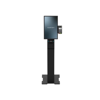 Custom, 22" Floor Stand Self Serve Kiosk Bundle