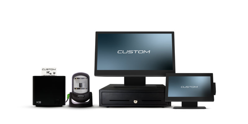 Custom America, 21.5", Windows 11 IoT, i3 Point of Sale Bundle