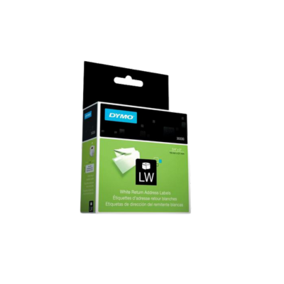 Dymo, Direct Thermal Return Address Labels, 0.75" X 2", White