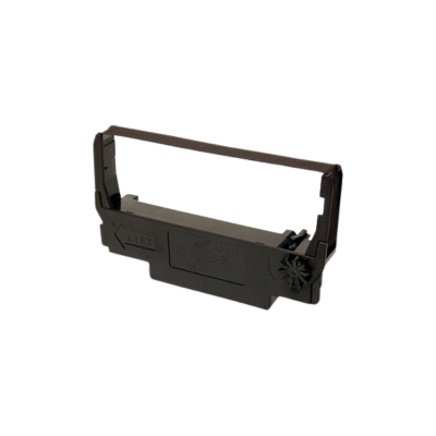 Black Indelible Ink Ribbon for Epson Garment Tag Printer, 6 Ribbons per Case