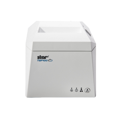 Star Micronics, TSP143IV, Thermal Receipt Printer, USB-C, Ethernet, CloudPRNT- White