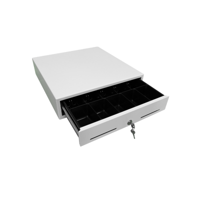 M-S Cash Drawer, Smart Series, 16" Printer Interface, 5 Bill/5 Coin