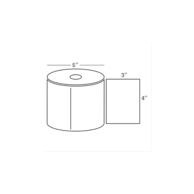Wasp, Labels for WPL305, 4.0" X 3.0" DT Labels, 4 Rolls