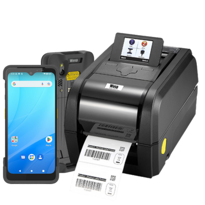 Wasp, Professional Android, Asset Tracking Mobile Computer Bundle, DR6, WPL308+, Labels