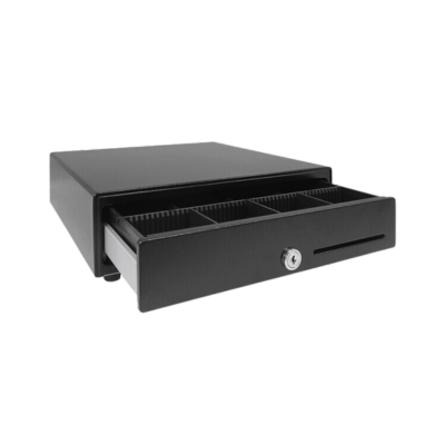 APG, Vasario, 13x13 Cash Drawer, 4X4 Till, Black, CD-101A Cable Included