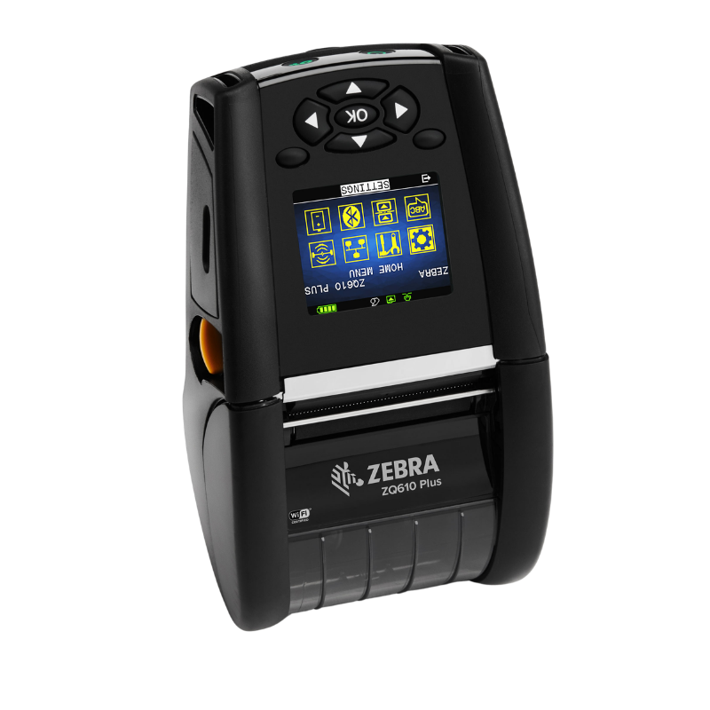 Zebra, ZQ610 Plus, 2" Mobile Direct Thermal Label Printer