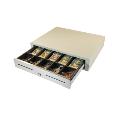 APG, Vasario Cash Drawer, Printer Driven, 16x16, 5 Bill x 5 Coin, Cable Included