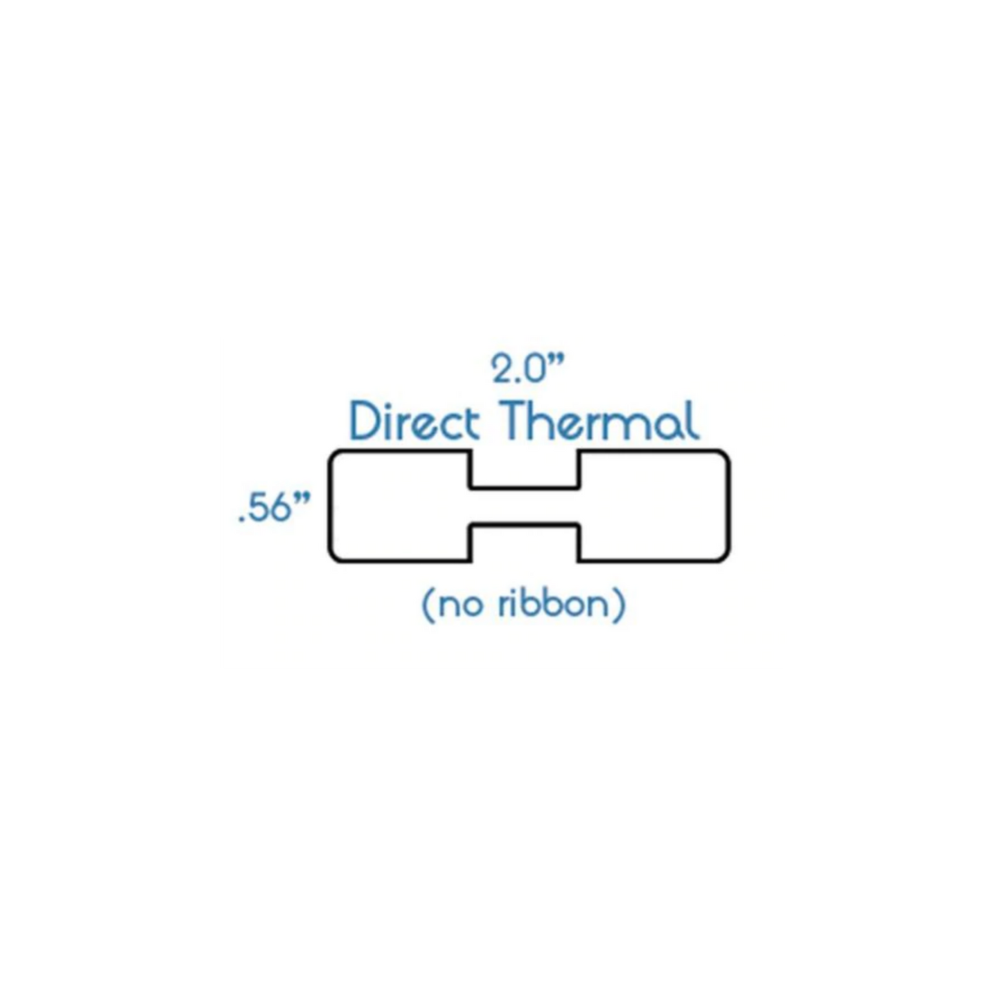 Cognitive, 0.56" x 2" Butterfly Labels