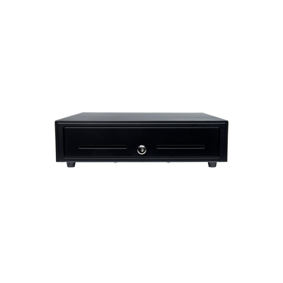 Star Micronics, Cd3-1313Bk45-S2, Value Cash Drawer, Black, 13Wx13D, Printer Driven, 4Bill-5Coin, 2 Media Slots, Cable Included