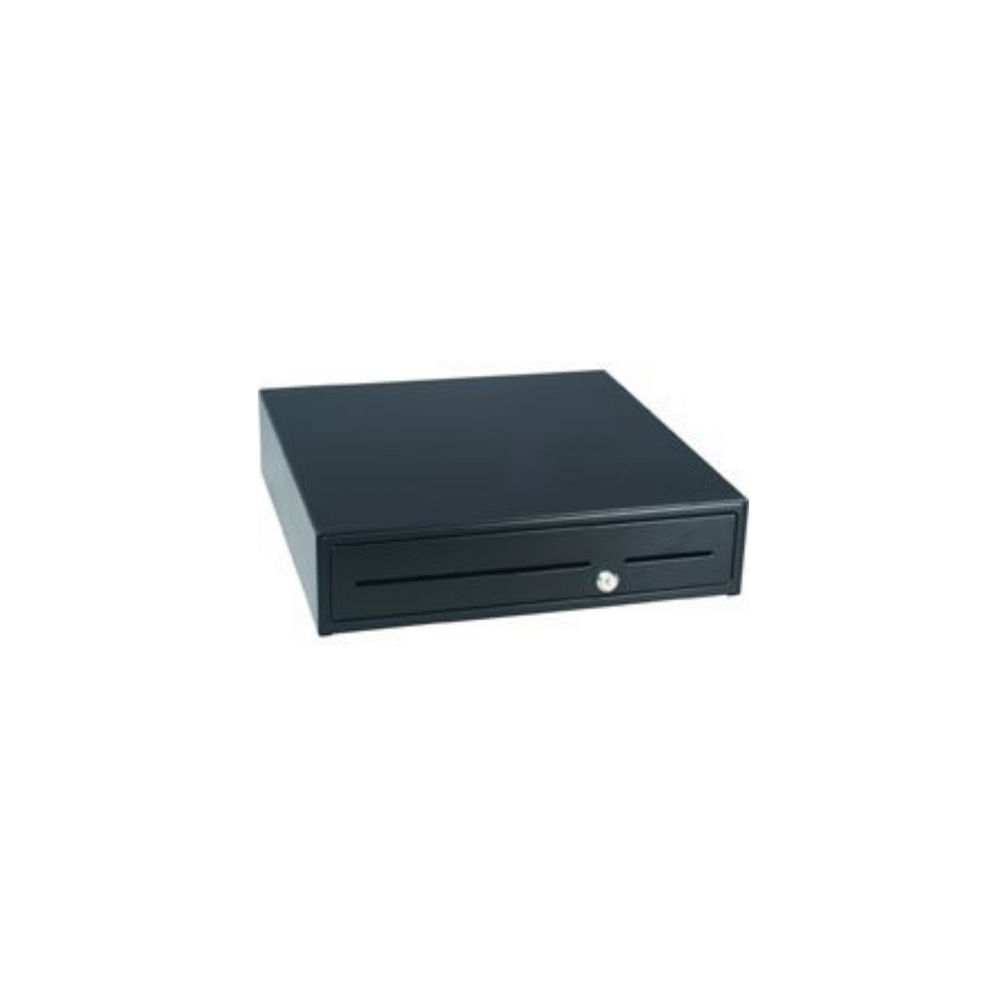 Apg, Series 4000, Heavy Duty Cash Drawer, Multipro, Black, Painted Front, 18X21, 2 Media Slots, Coin Roll Storage Till, Cable Required