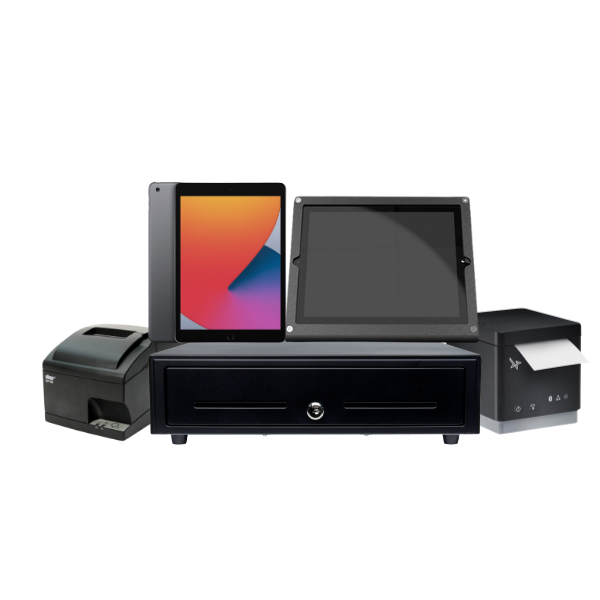 Addmi Professional Bundle: iPad 10.2 inch 32GB WiFi, mC-Print3, Windfall Stand, Star Micronics CD3-1313 Cash Drawer, SP742