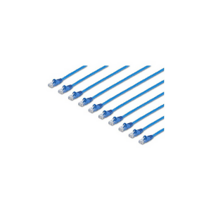 RJ45 Cat-6 Ethernet Patch Cable, 10 Feet, 10 Pack