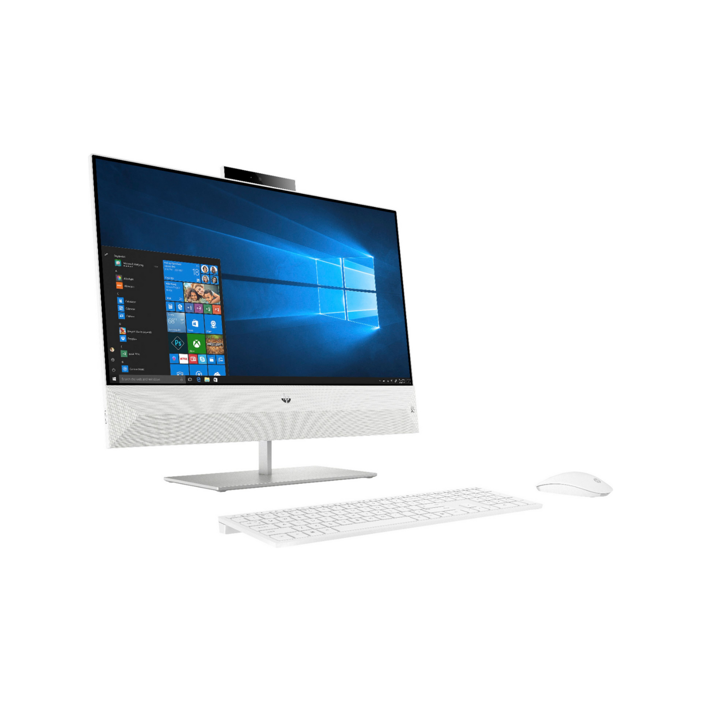 HP - Pavilion 23.8" Touch-Screen All-In-One - Intel Core i5-8400T - 12GB Memory - 256GB Solid State Drive - Snowflake White