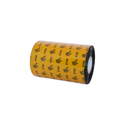 Zebra, Wax/Resin Ribbon, 4.33" X 1476', 1" Core, 6 Rolls/Case