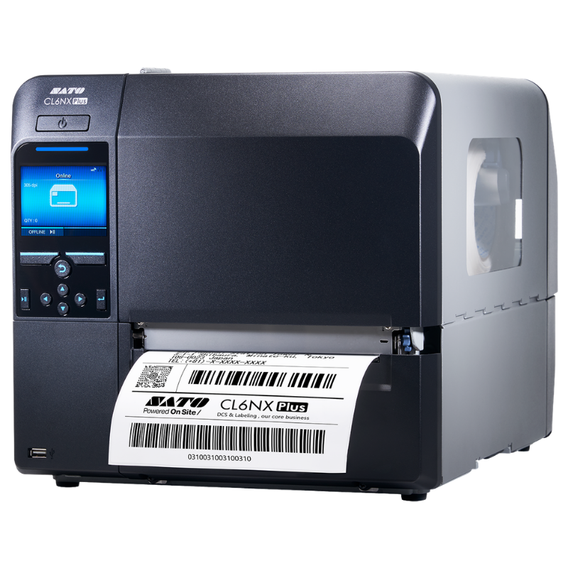 Sato, CL6NX Plus, 6" Industrial Thermal Label Printer