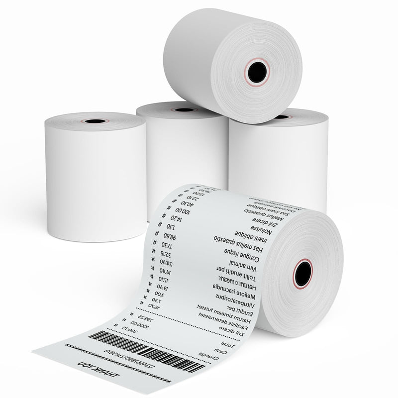 ThermaMark Phenol-Free Thermal Receipt Paper 3.125" (80mm) x 230' – 10 Rolls/Case – RPT3.125-230-PF-10PK