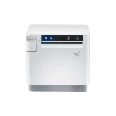 Star Micronics, mC-Print3, Thermal, 3", Cutter, Ethernet (LAN), USB, Lightning, Bluetooth, CloudPRNT, Peripheral Hub, Ext PS Included