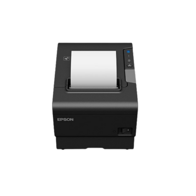 Epson, Tm-T88VI, Thermal Receipt Printer With Autocutter, Epson Black, S01, Ethernet, Usb & Serial