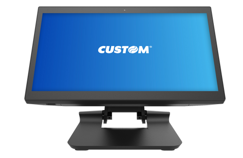 Custom America Ascent 15.6" Standard POS Terminal, Intel Celeron J6412, 8GB RAM, 128GB SSD, Wi-Fi, Bluetooth