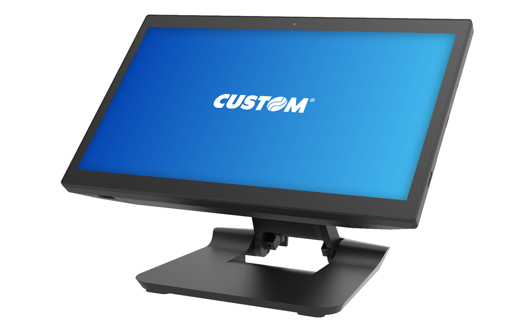 Custom America, Ascent POS Terminal, 15.6", Standard Celeron, 8/128GB, WIN 10 IOT, Wi-Fi, Bluetooth