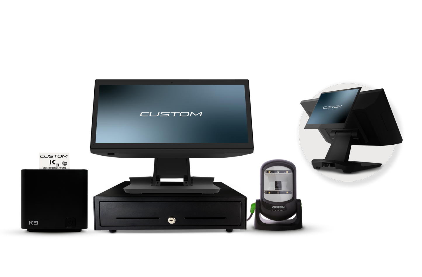 Premium Point of Sale Hardware Bundle | 21.5-Inch Touchscreen POS System