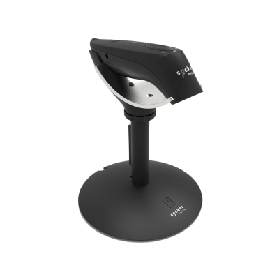 Mindbody Mobile 1D and 2D Bluetooth Barcode Scanner with Presentation Mode for iOS, Windows, and Android, Black with Black Charging Stand (NOT FOR BOOKER)