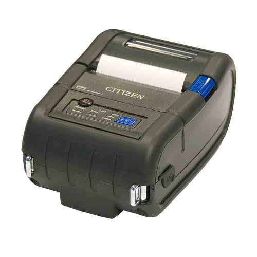 Citizen, Mobile Label Printer, CMP-30II, Serial, USB, Standard and IOS Bluetooth, ESC, POS, CPCL, Black