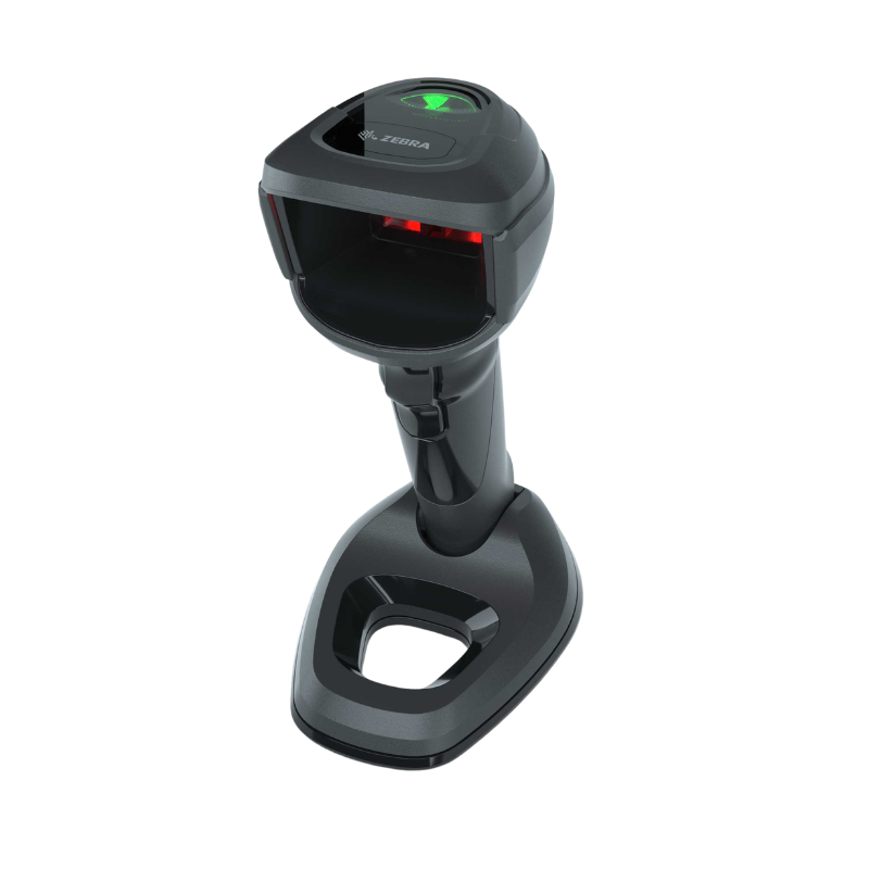 Zebra, DS9908, Hybrid Presentation 1D/2D Barcode Scanner, USB Kit