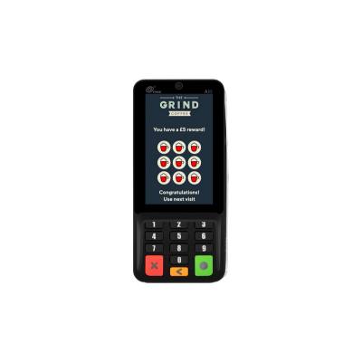 PAX, A35, Retail Pinpad, 4" Display, A10 OS, RS232, USB