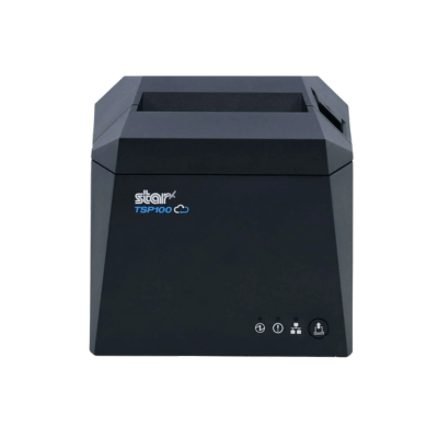 Star Micronics, TSP143IV, Thermal Receipt Printer, USB-C, Ethernet, CloudPRNT- Black