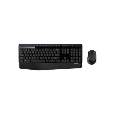 Logitech MK345, Wireless Combo Full-Sized Keyboard with Palm Rest and Comfortable Right-Handed Mouse