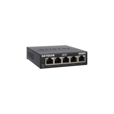 Netgear GS305 Ethernet Switch - 5 Ports - 2 Layer Supported - Twisted Pair - 3 Year Limited Warranty UNMANAGED SWITCH