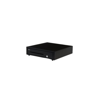 POS-X Ion Cash Drawer- 16X16 Black Front with Printer Cable | 971GF010003016-KIT