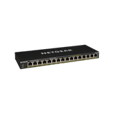 Netgear GS316P Ethernet Switch, 16 Ports, 2 Layer Supported, Twisted Pair, Desktop, Wall Mountable, Rack-mountable