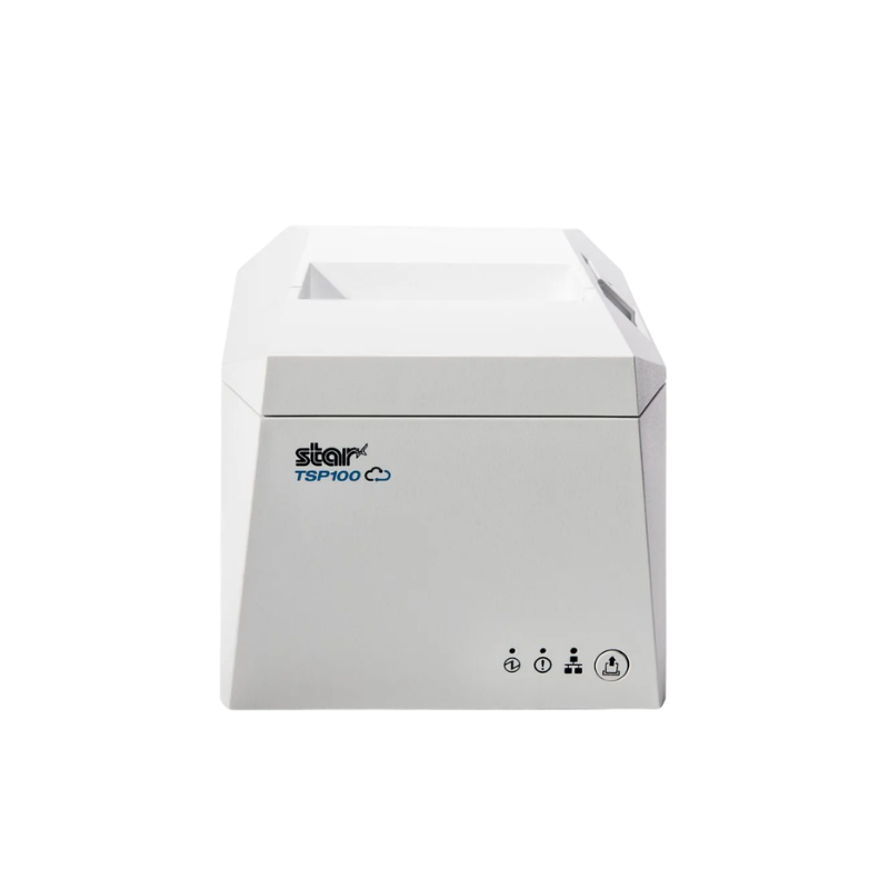 Star Micronics, TSP143IV, Thermal Receipt Printer, USB-C, Ethernet, CloudPRNT- White