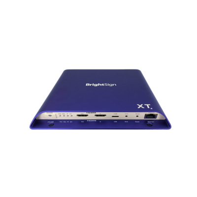 BrightSign, XT1144, True 4K, Dual Video Decode, Enterprise HTML5 Player with Expanded I/O Package, POE+ and Live TV