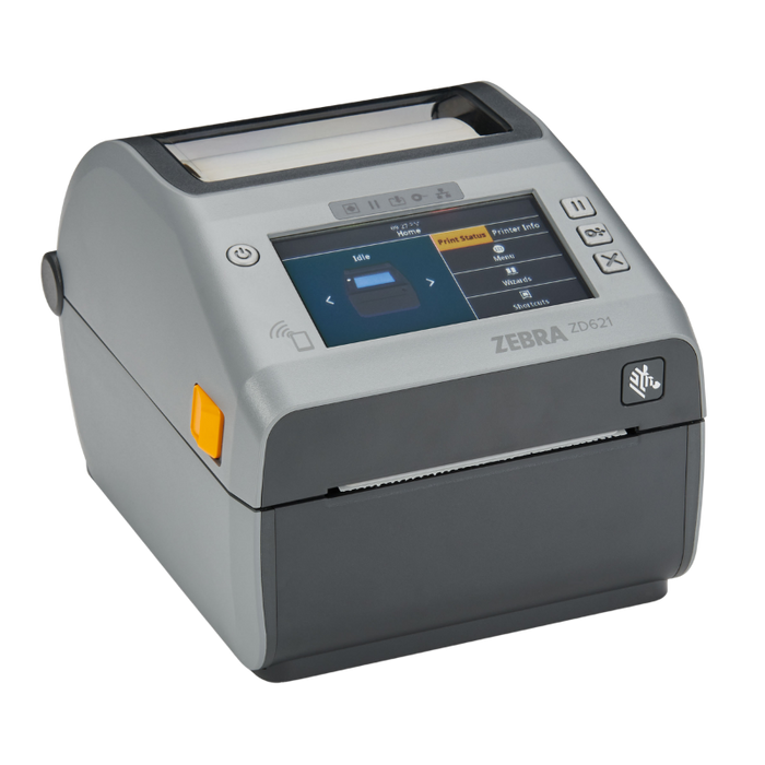 Zebra, ZD621R, 4" Thermal Transfer RFID Label Printer, 203 DPI