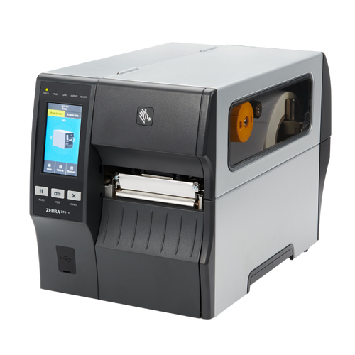 Zebra Ait, Printer, ZT411, Thermal Transfer, 4", 203 Dpi, Us Cord, Serial, USB, 10/100 Ethernet, Bluetooth 4.1/MFI, USB Host, Ezpl