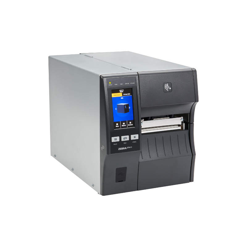 Zebra, ZT411 Industrial Label Printer, Thermal Transfer, 203 DPI, USB, Ethernet, Bluetooth