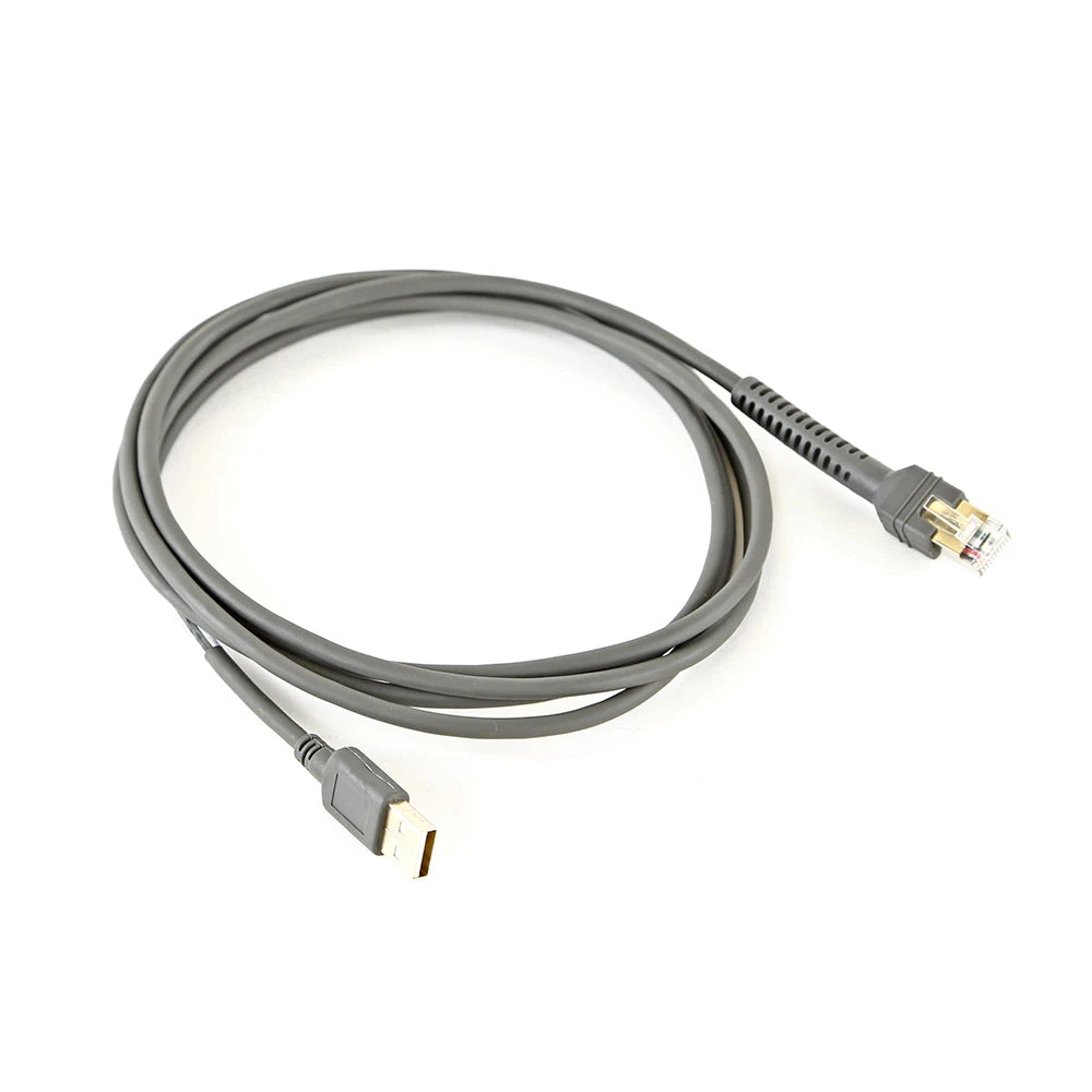 Zebra Evm/Dcs, 7 Ft, USB Cable, Shielded Series A Connector, Straight