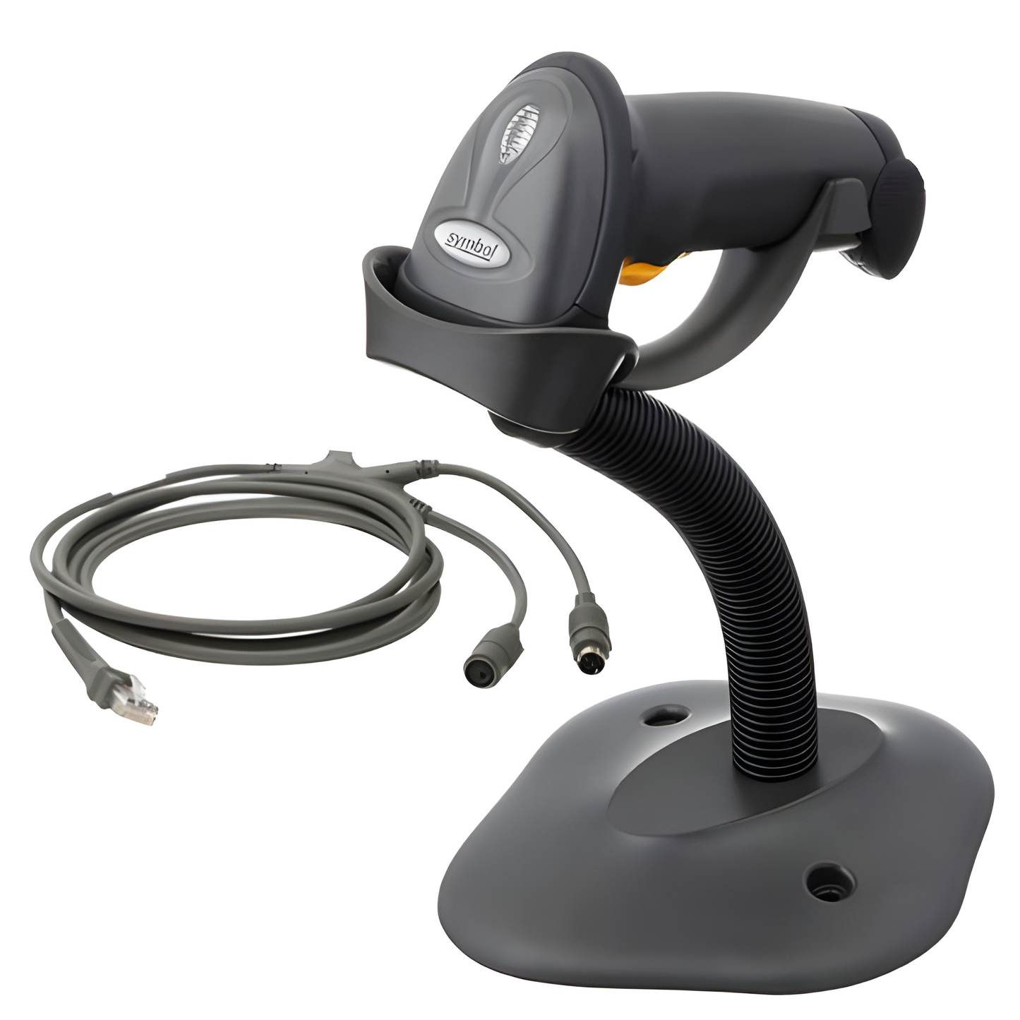 Zebra, LS2208, Barcode Scanner, USB, Includes Cable and Stand