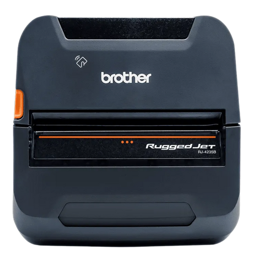 Brother Mobile RuggedJet Printer, 4", with USB, Bluetooth, NFC pairing