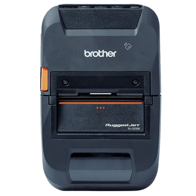 Brother RuggedJet 3" Direct Thermal Receipt/Label Printer W/Wi-Fi, Bluetooth Mfi, USB Type C, LCD Display, Gap/Bar Media Sensors, Double Tearbars,