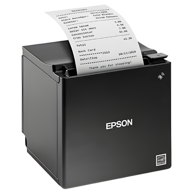 Epson, TM-M30III, Thermal Receipt Printer, Autocutter, USB, and Ethernet, Black